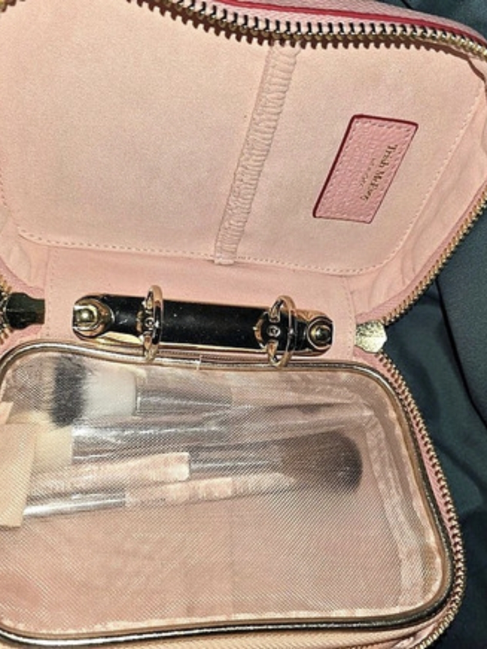 Trish Mcevoy Pink Cosmetic Case Like New